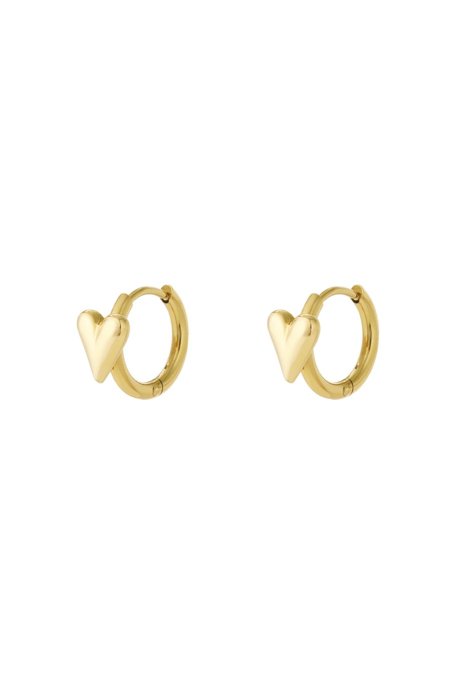 Mini hartjes hoops