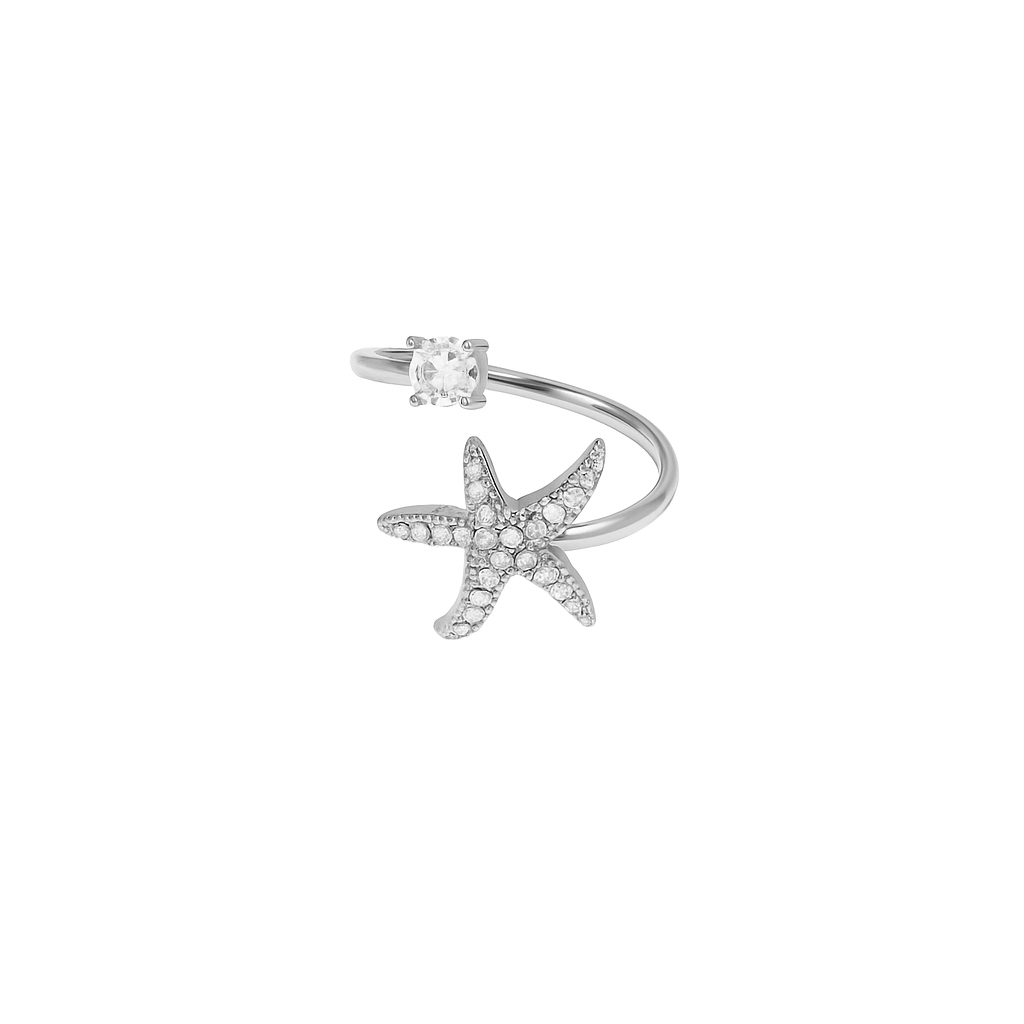 Sparkle zeester ring