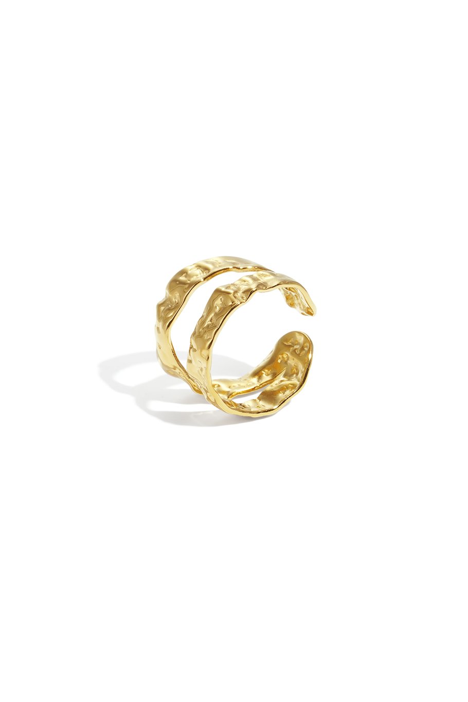 Structured double ring