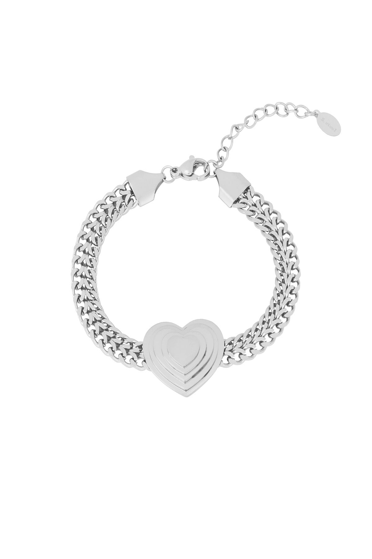 Bold hearts armband
