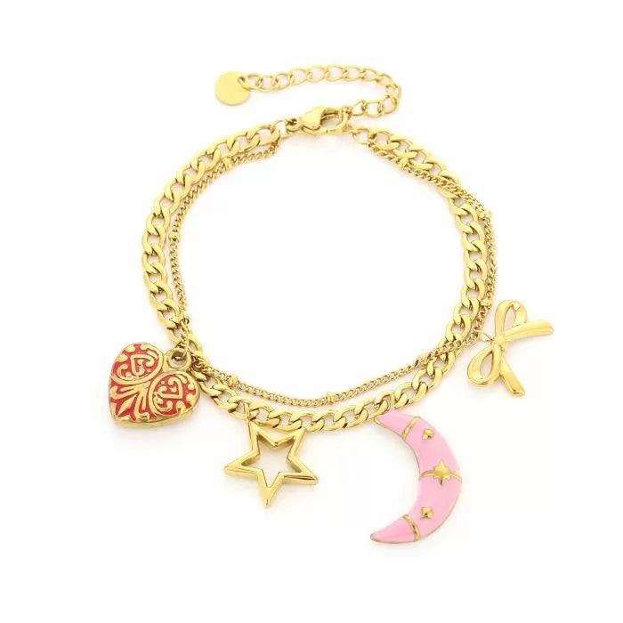 Moon bedelarmband