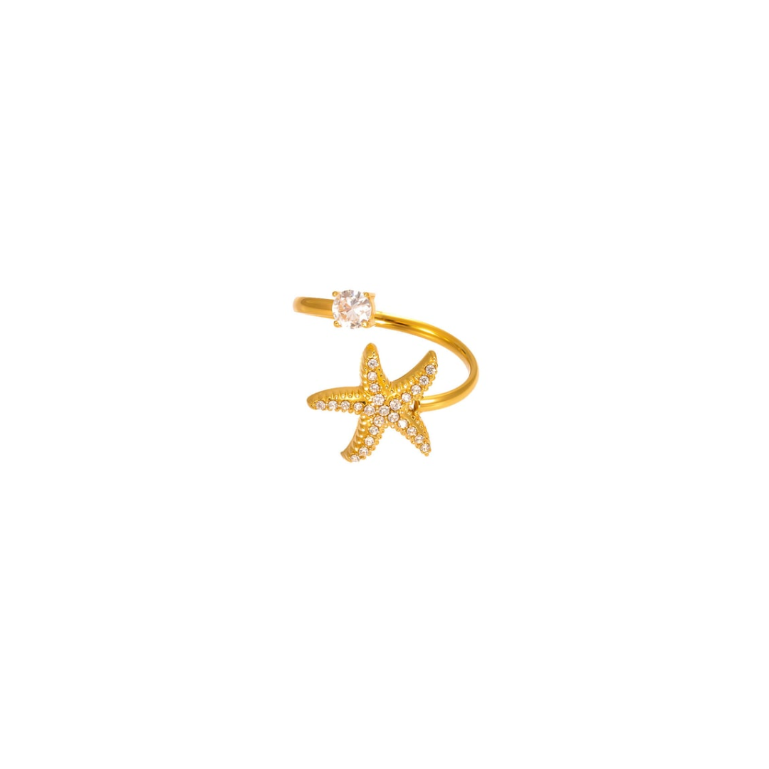 Sparkle zeester ring