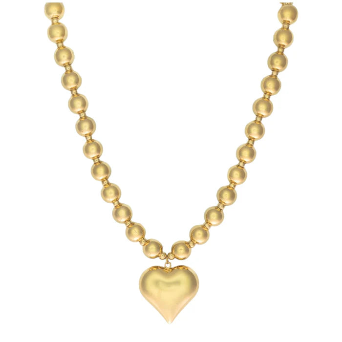 Statement ballen harten ketting