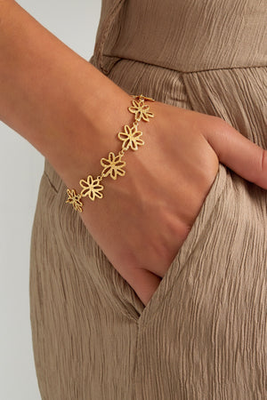 Flower party armband