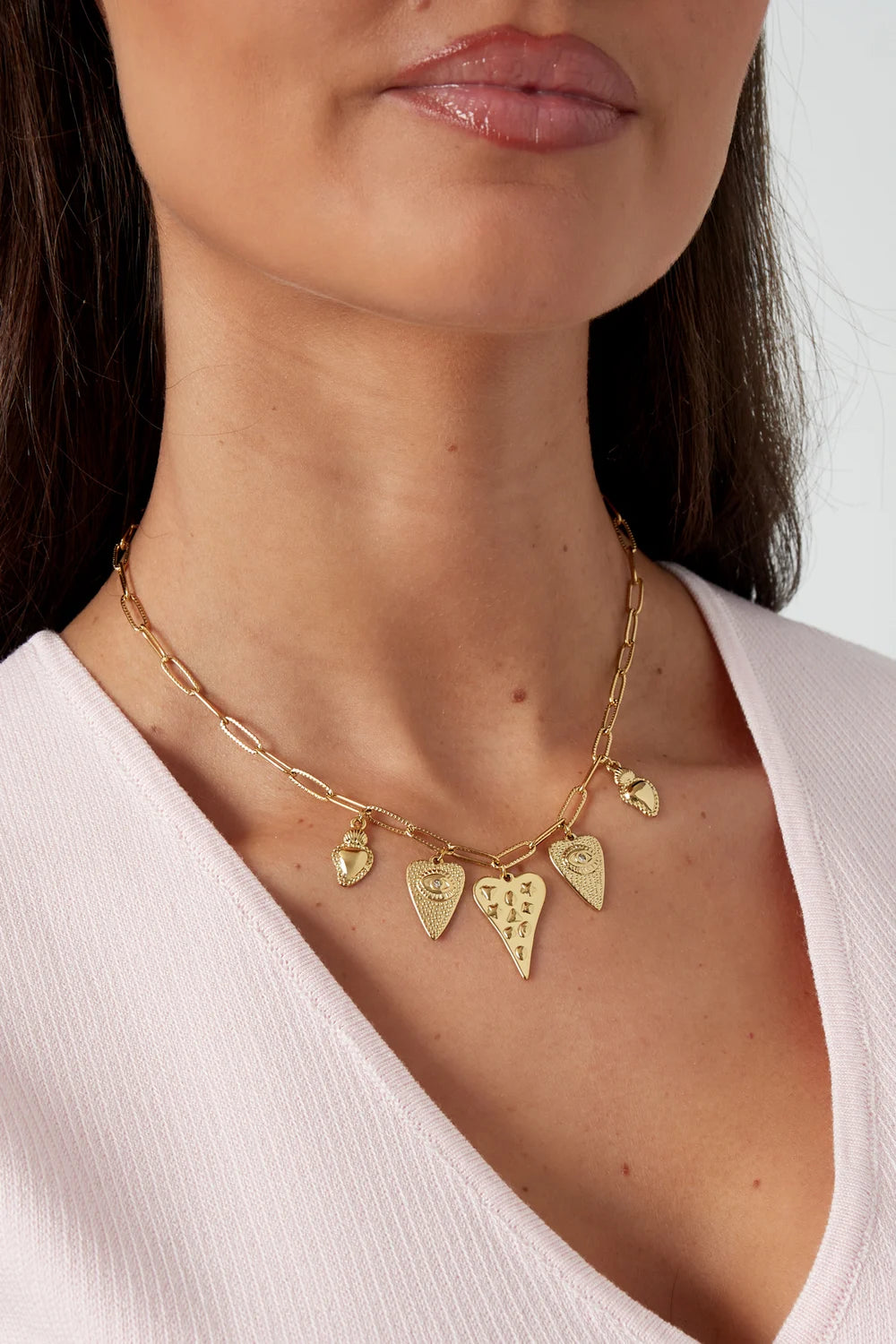 Cherished hearts ketting