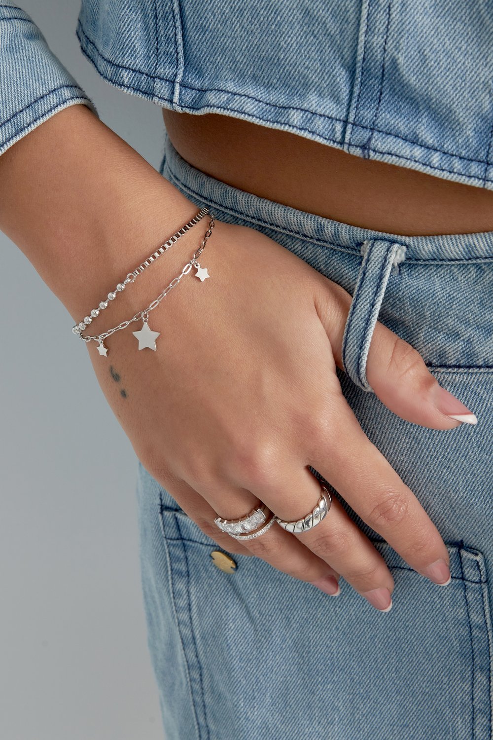 Dubbele shine bright armband