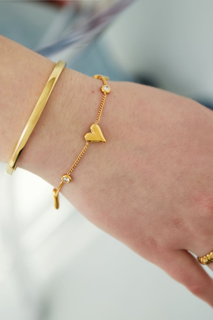 Gleaming love armband