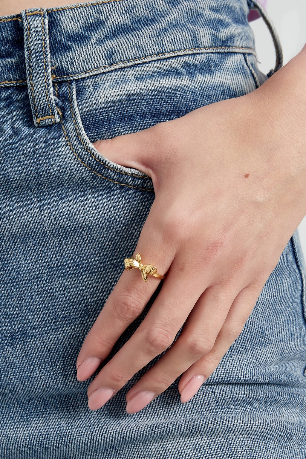 Omgekeerde strik ring