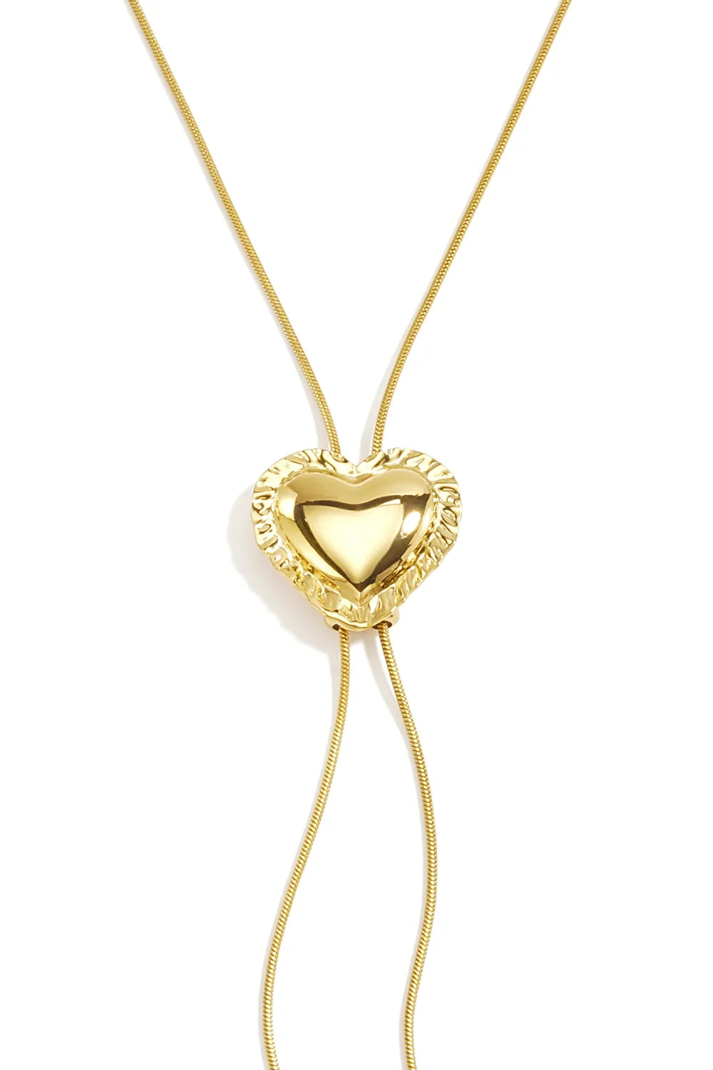 Lange ketting met verstelbaar hart