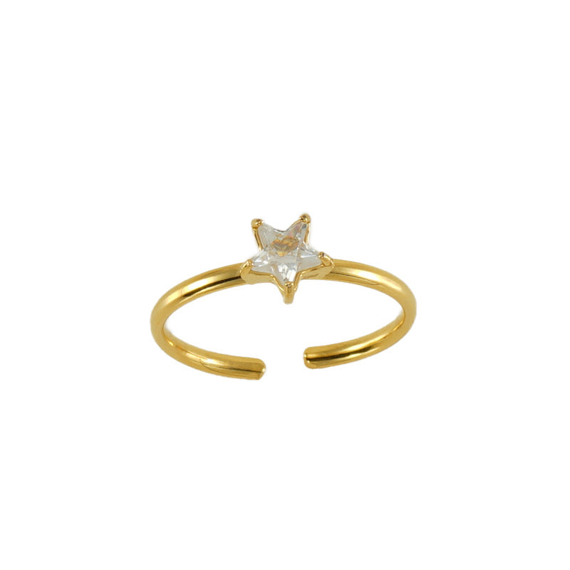 Sparkle star ring