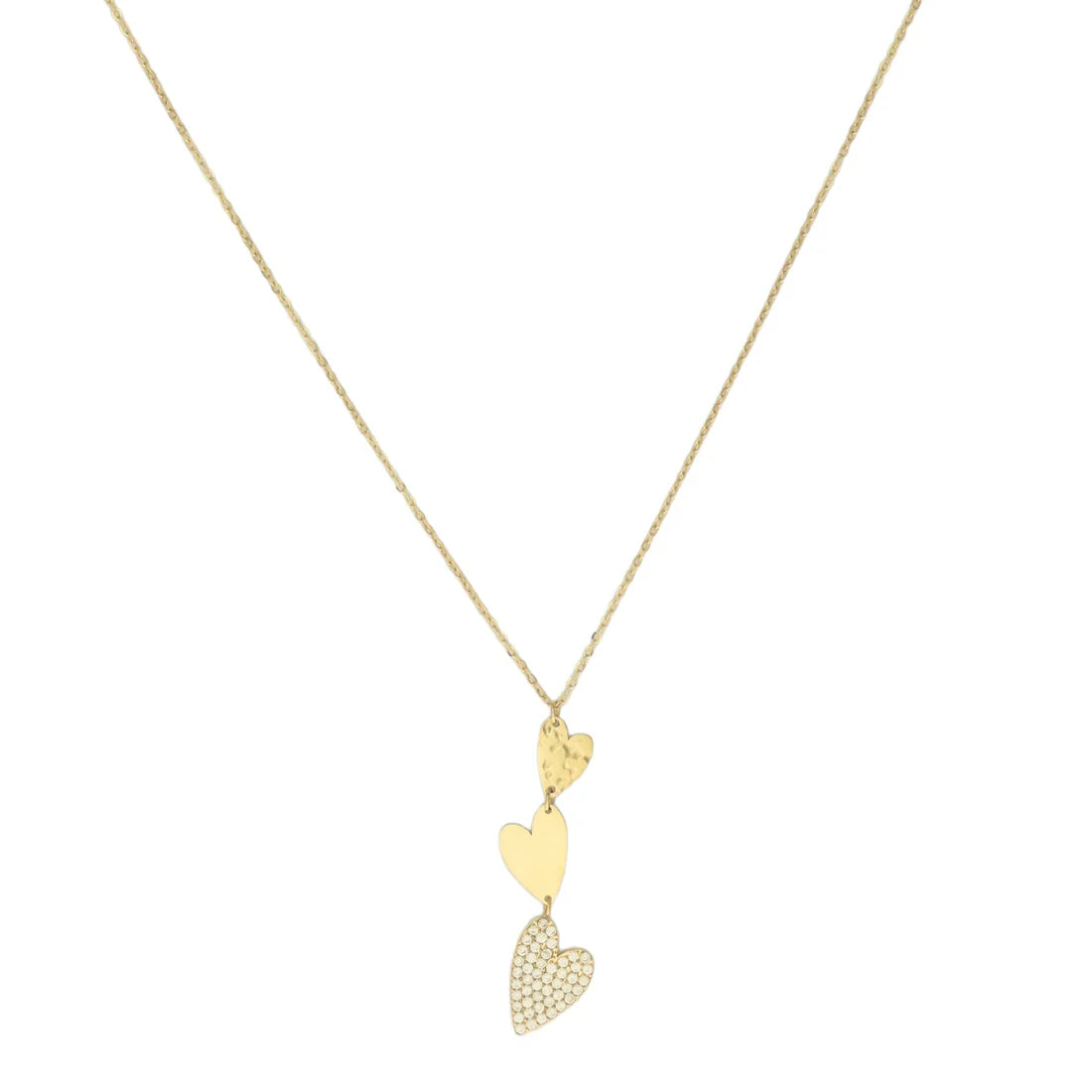 Triple hearts ketting