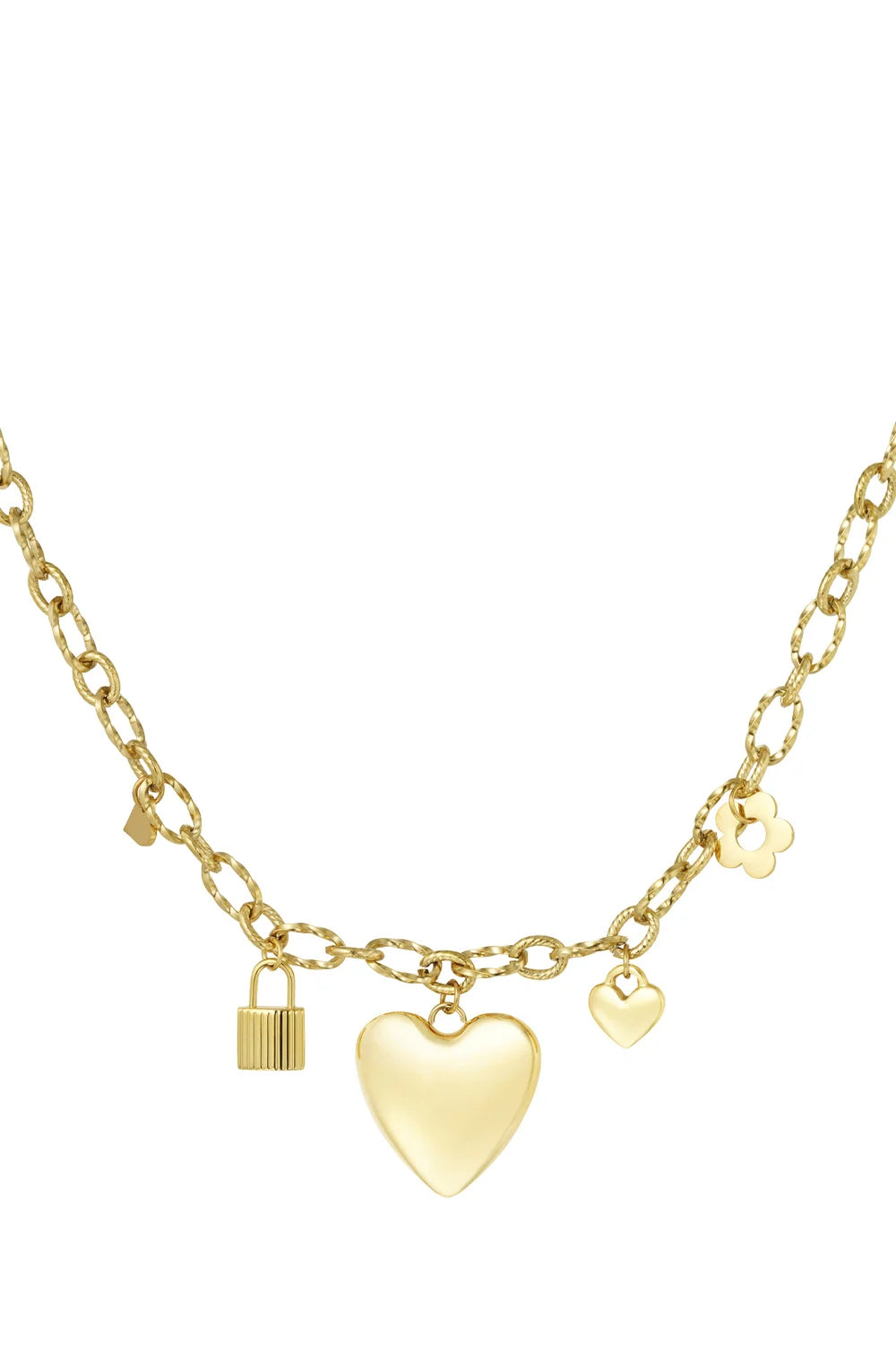 Locked love bedel ketting