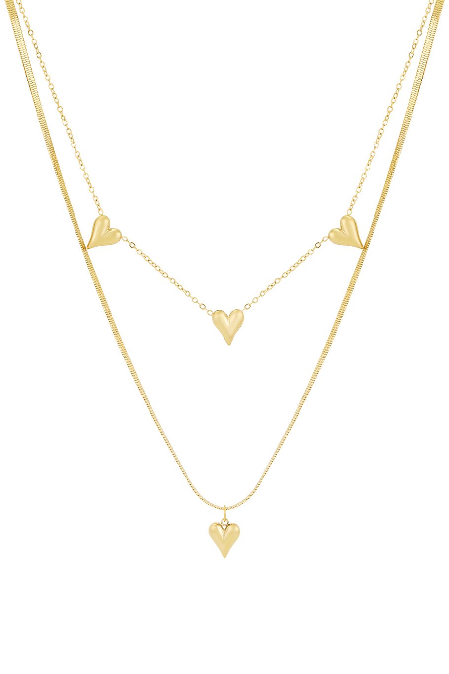Double layerd ketting