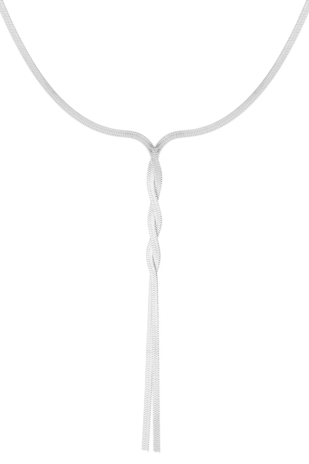 Lange twisted snake ketting