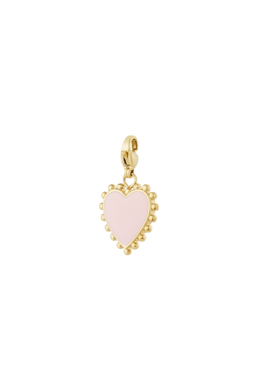 Pink heart DIY bedel
