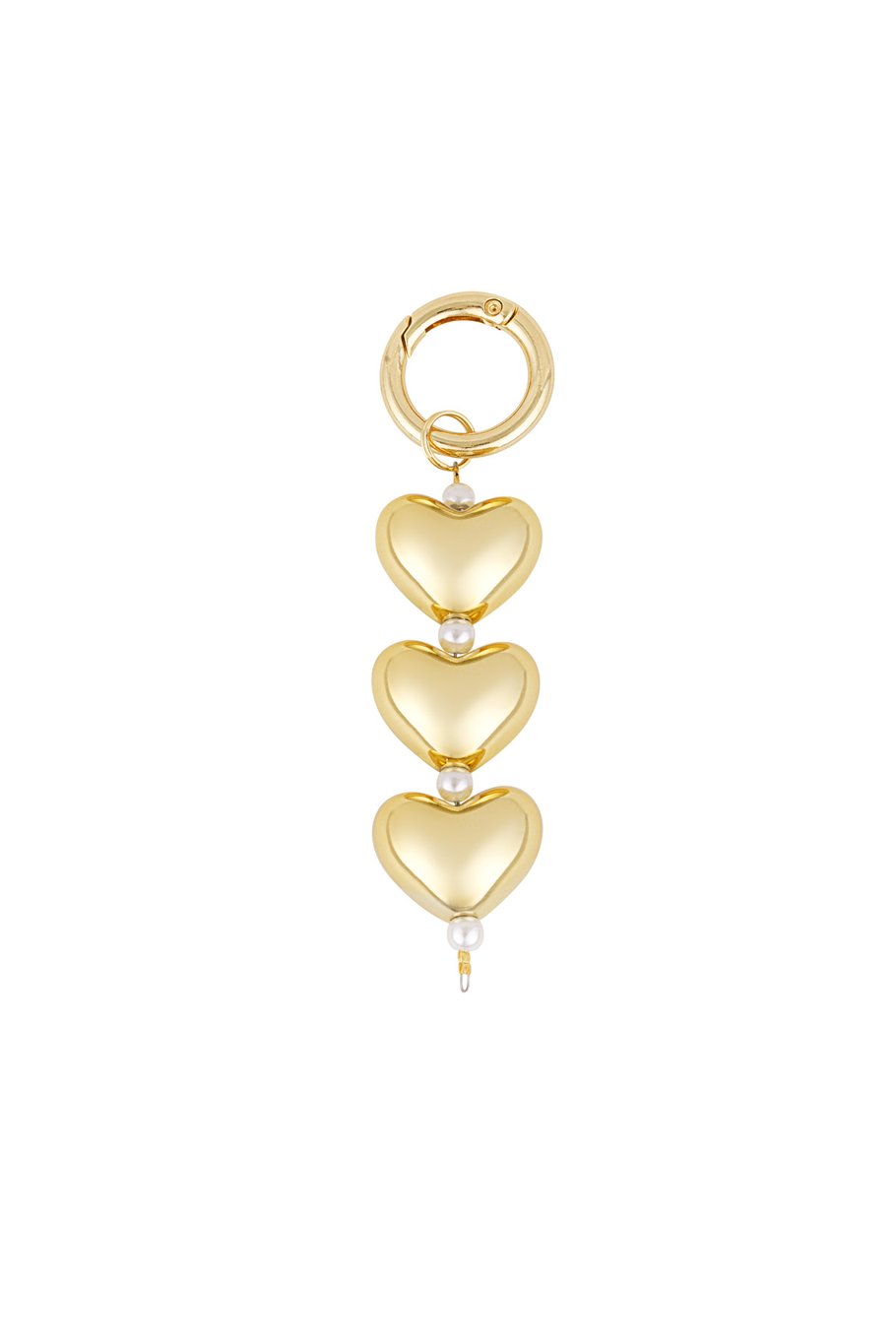 Hartjes en parels hanger