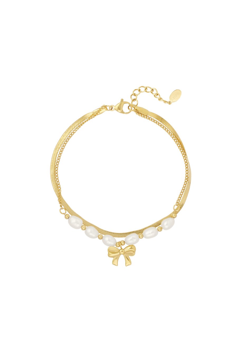 Pearl love armband