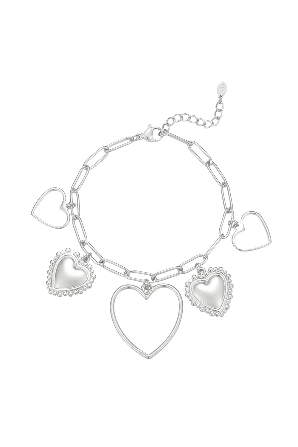 Open hearts armband