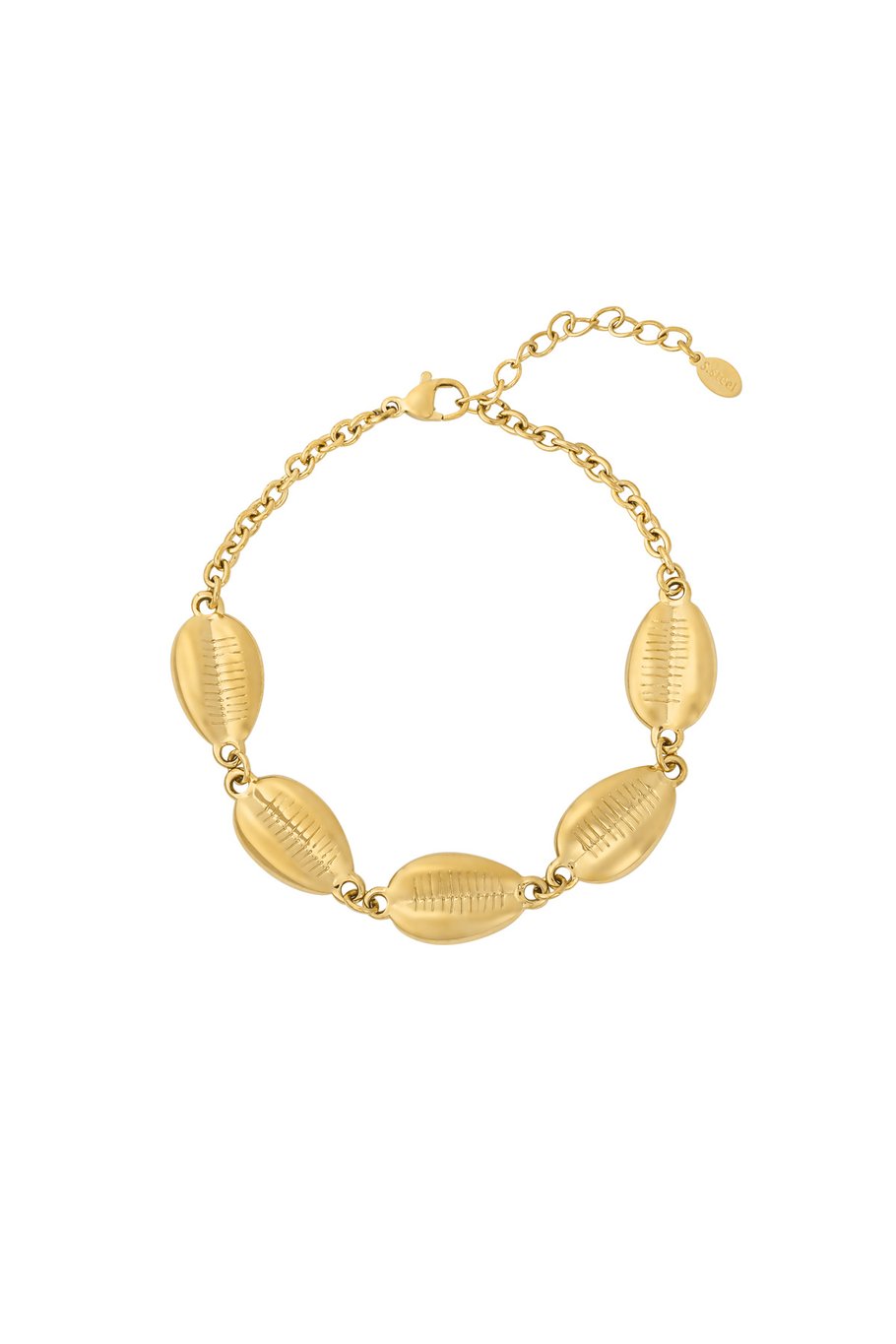 Golden shells armband