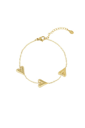 Triple heart armband