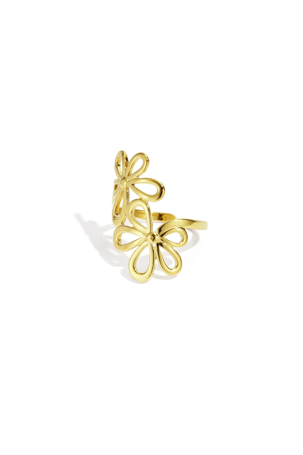 Double flowers ring