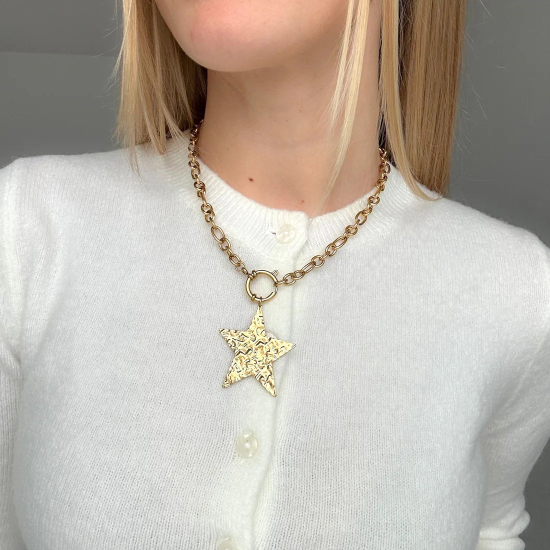 Chunky star ketting