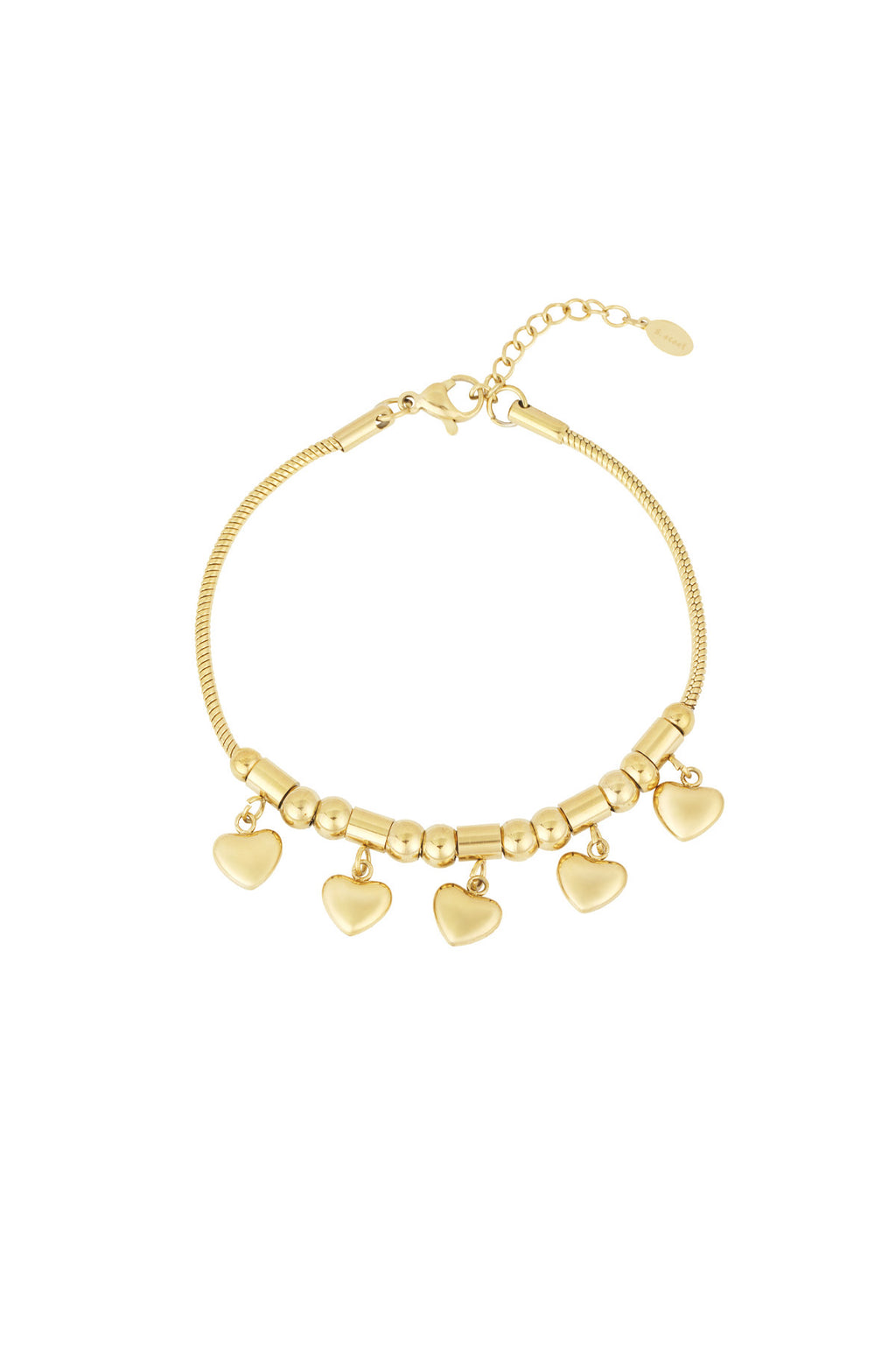 Golden love armband