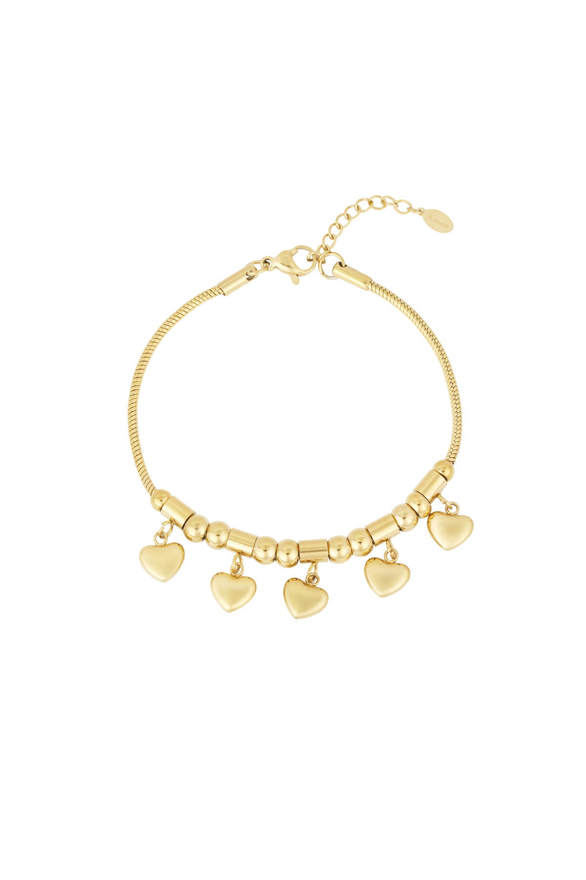 Golden love armband