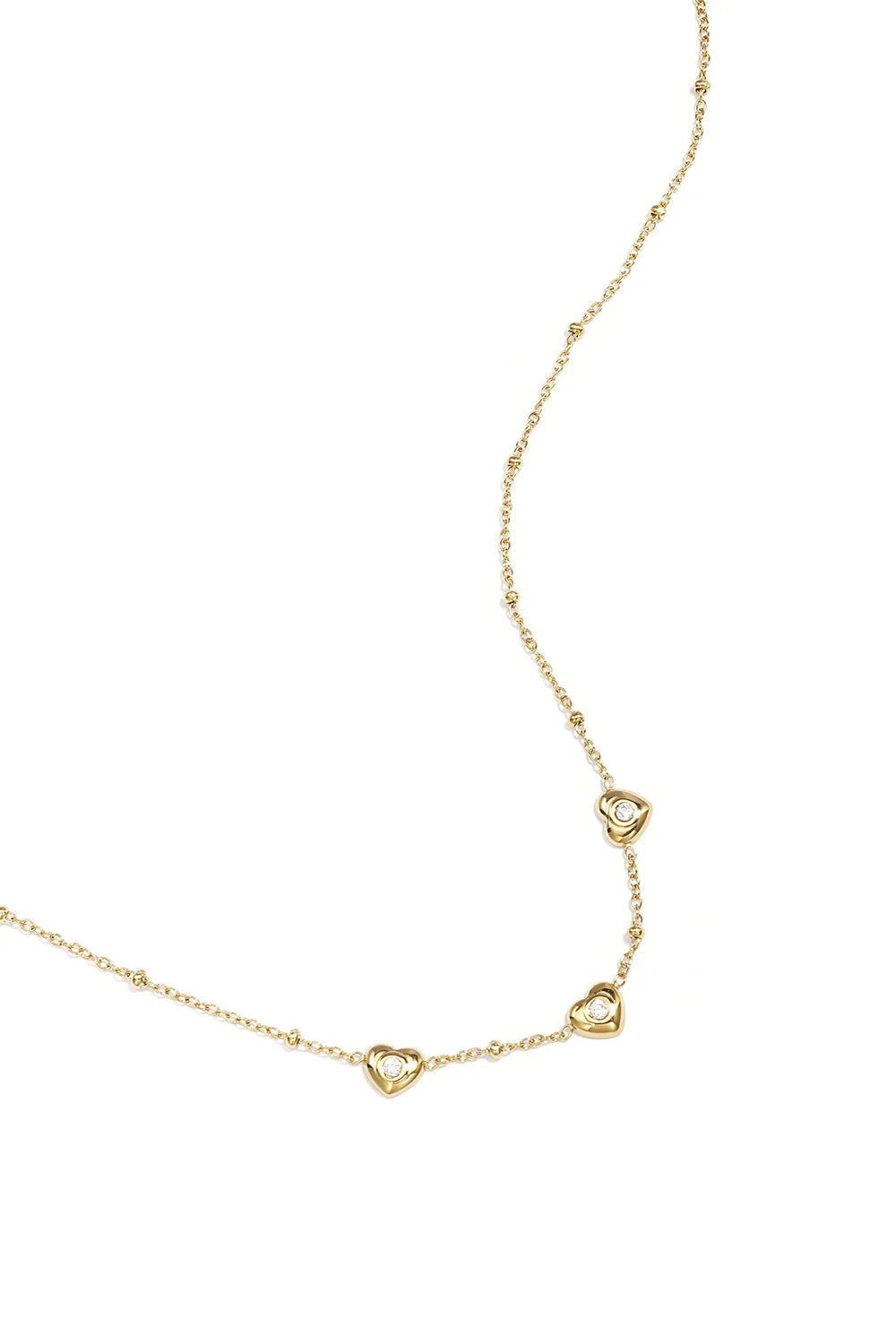 Simple hearts ketting