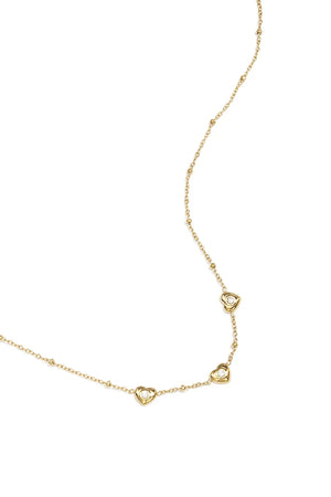 Simple hearts ketting