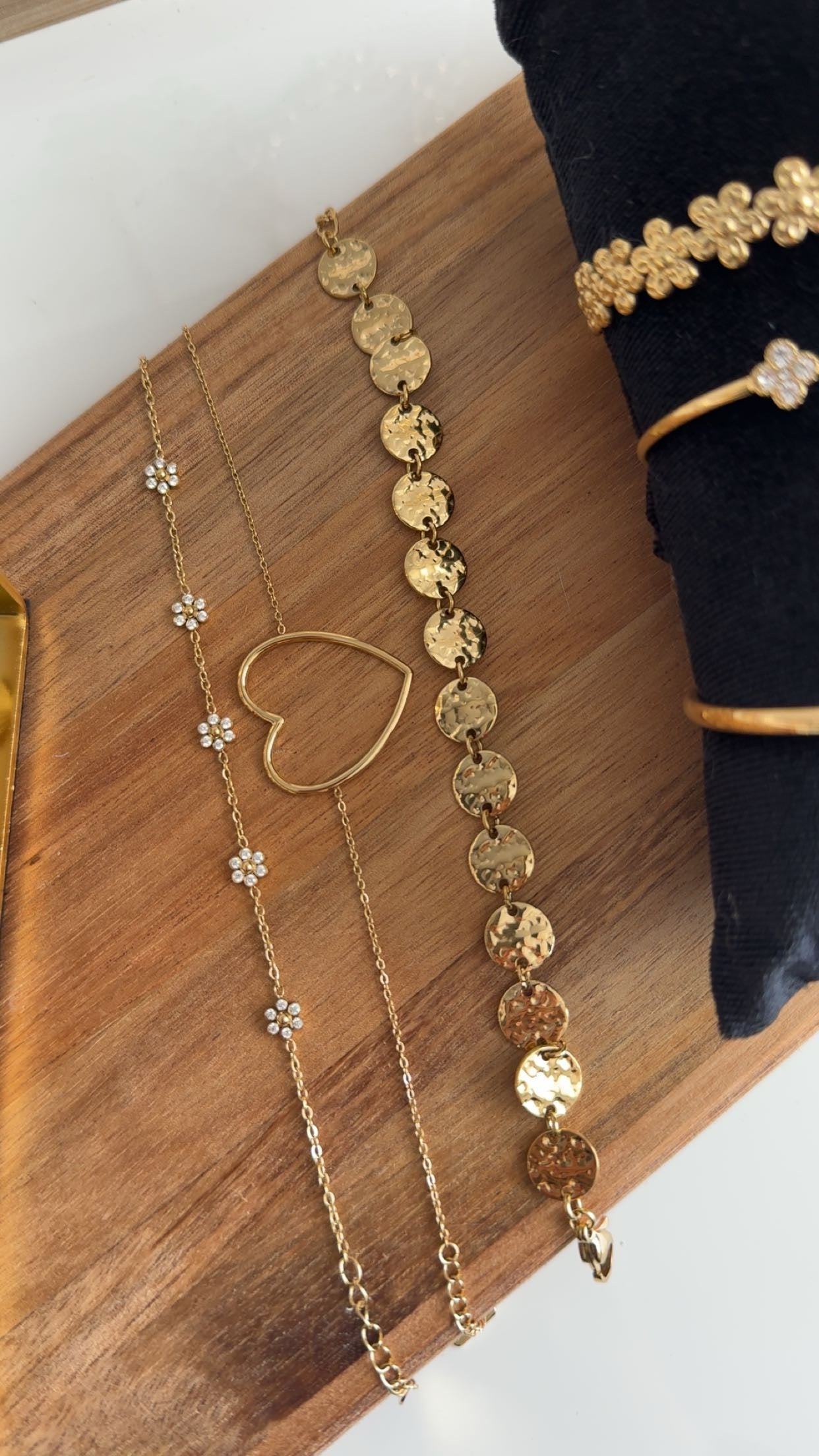 Flower strass armband