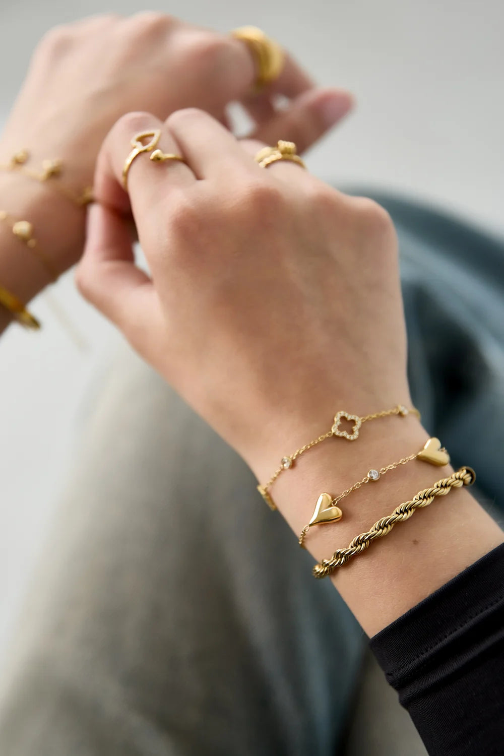 Hearts & shine armband