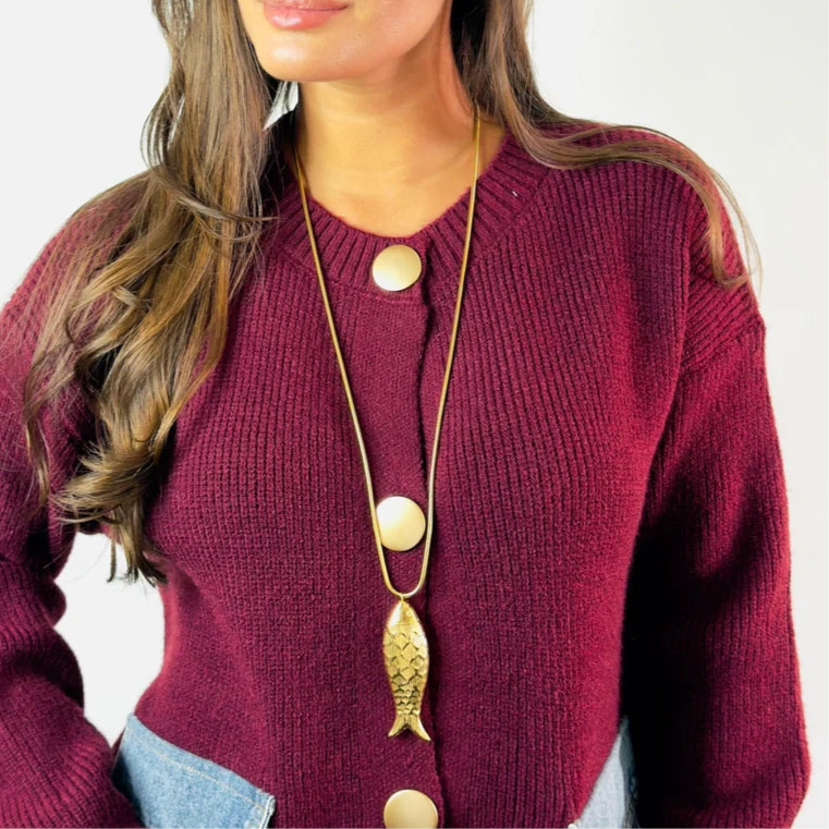 Vis lange ketting