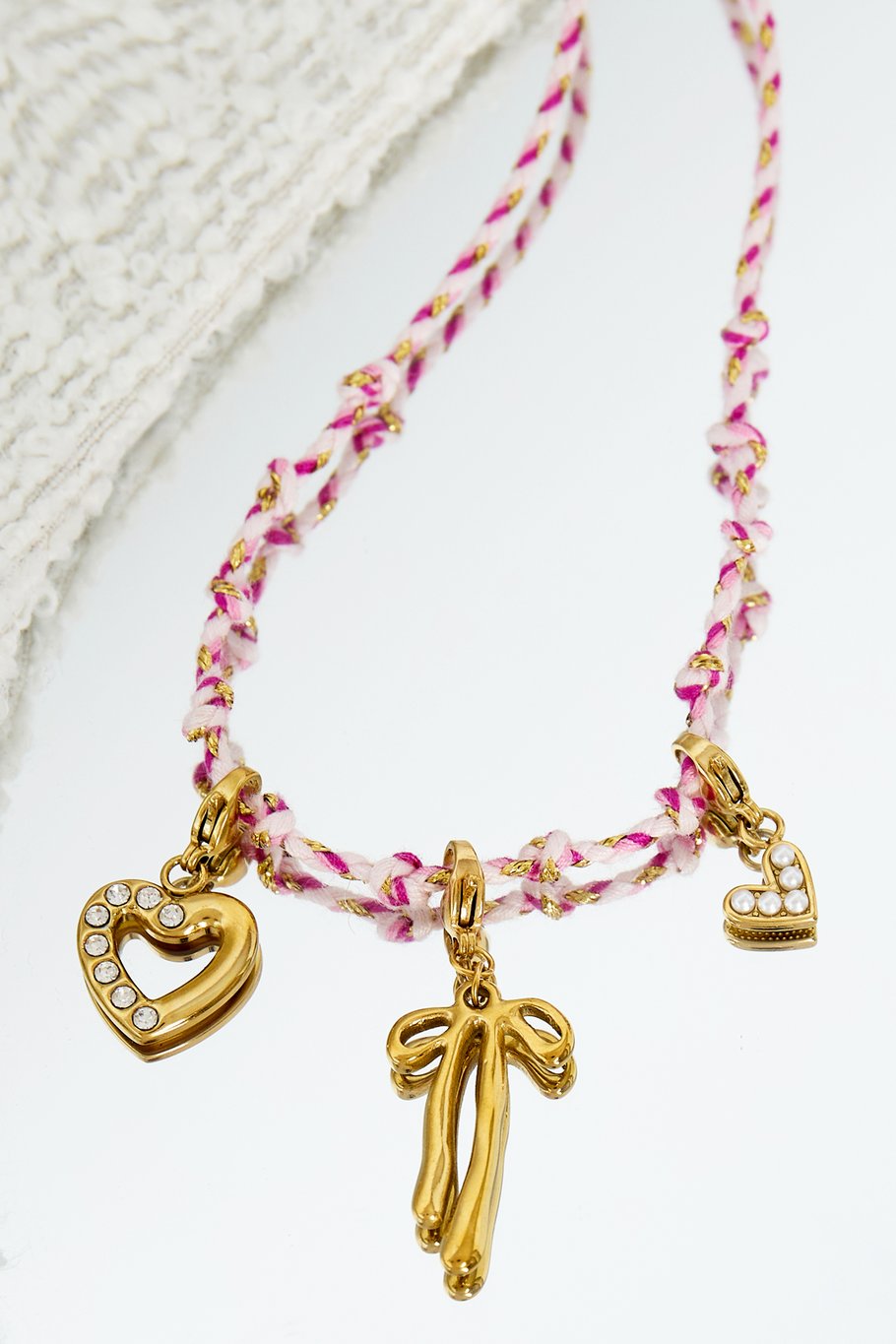 Heart & dots DIY bedel