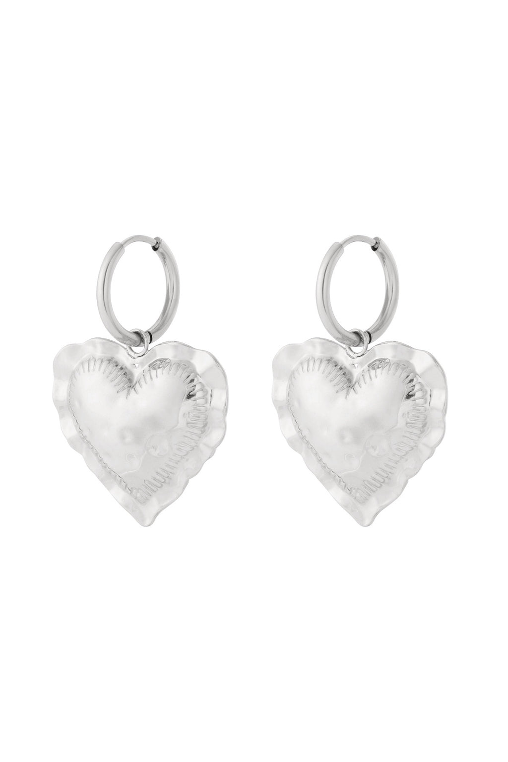 Chunky hearts oorbellen