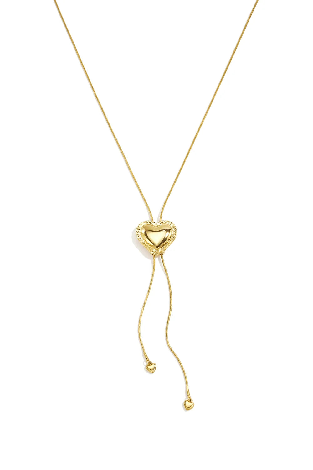 Lange ketting met verstelbaar hart