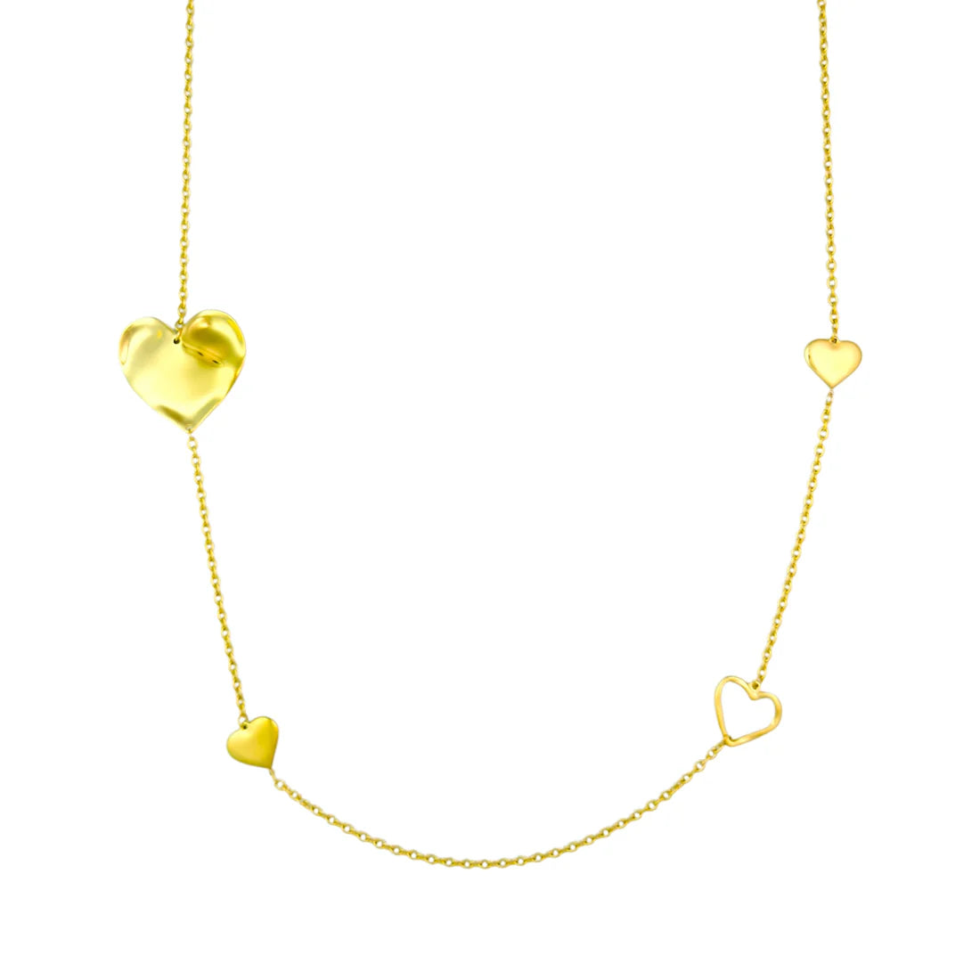 Statement open love lange ketting