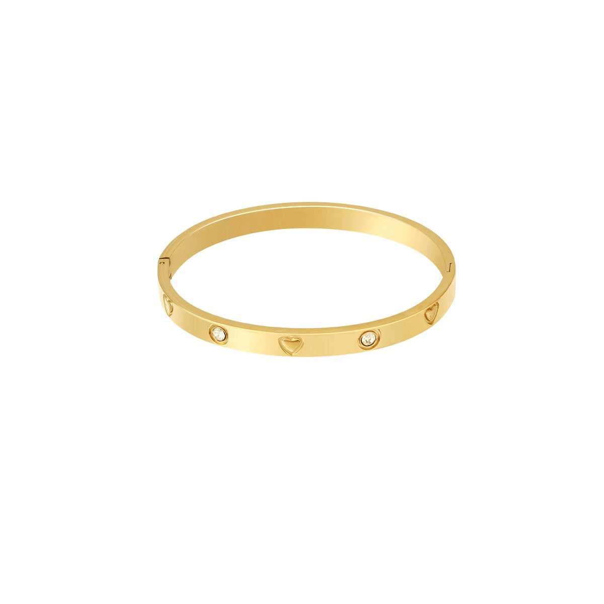 Hearts & sparkle bangle