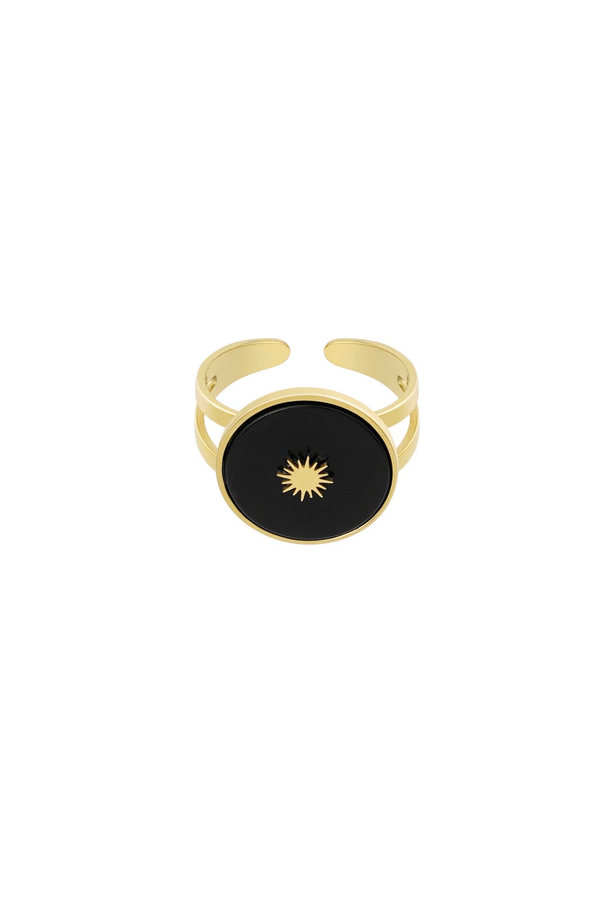 Ronde natuursteen ring