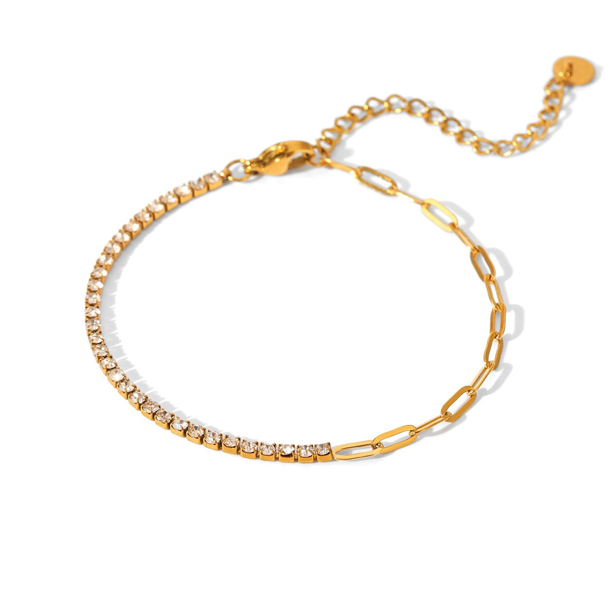 Strass chain armband