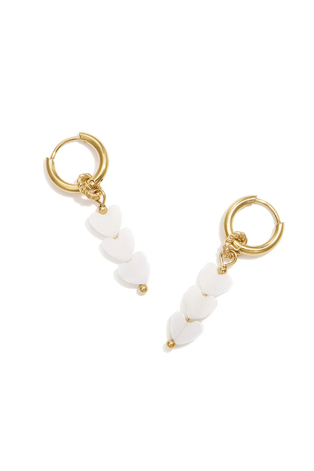 Small hearts oorbellen