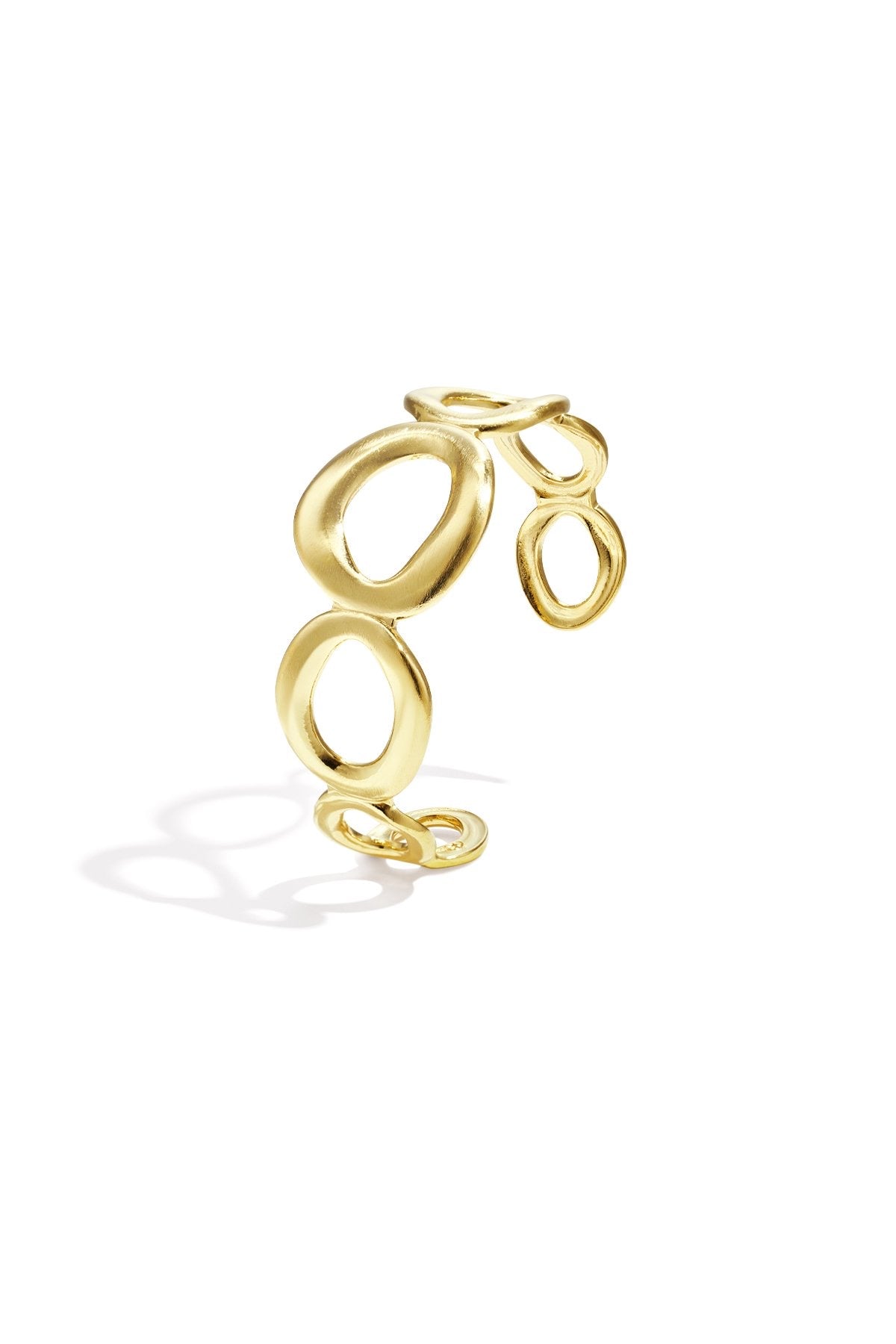 Chunky oval bangle
