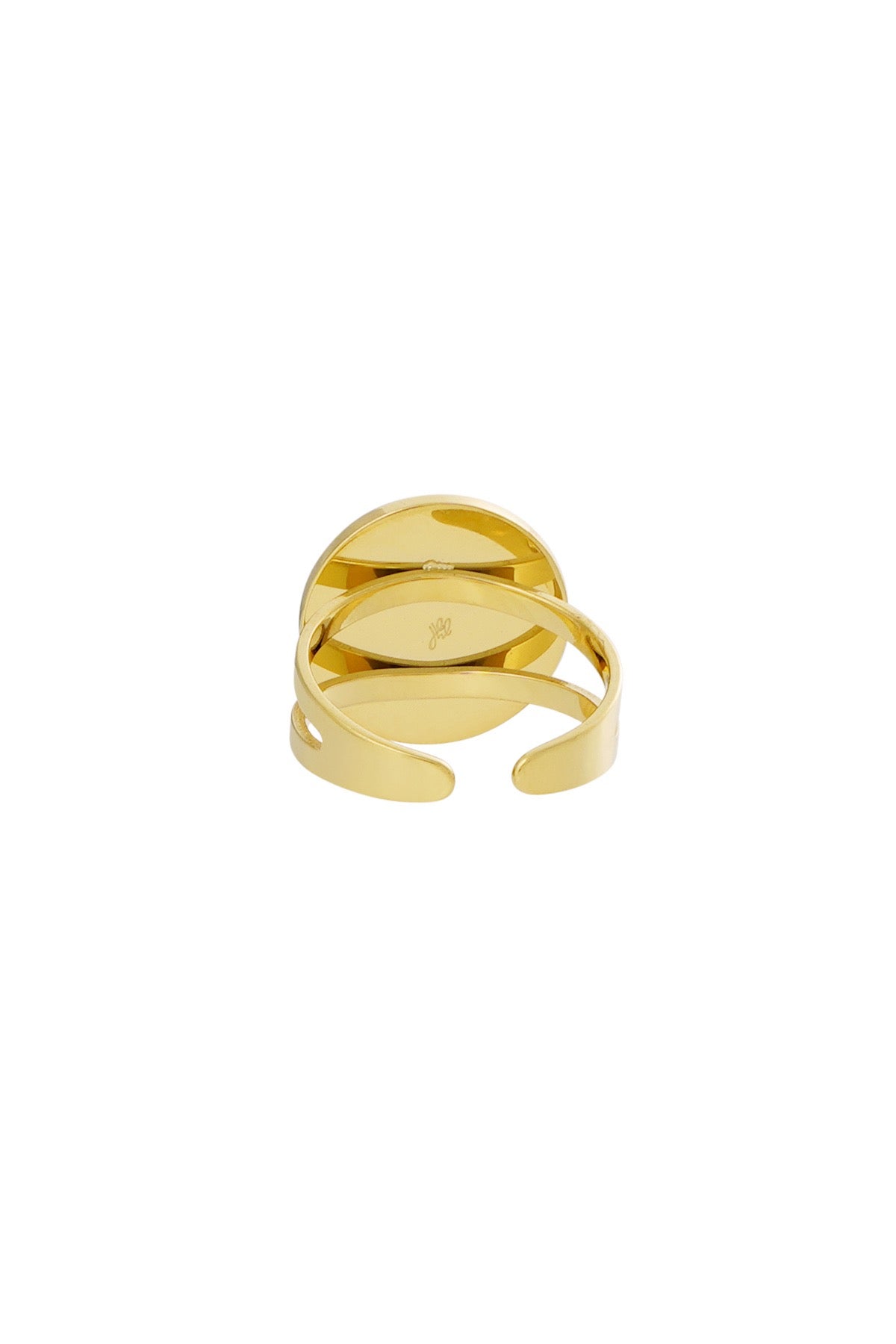Ronde natuursteen ring