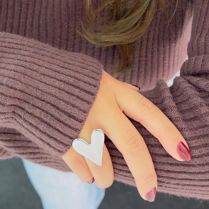 Big heart ring