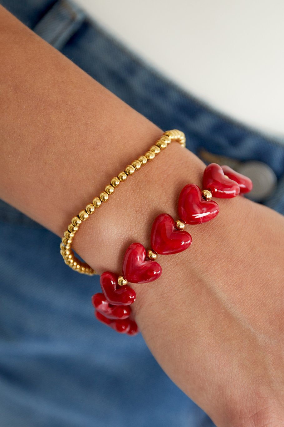 Hartjes armband