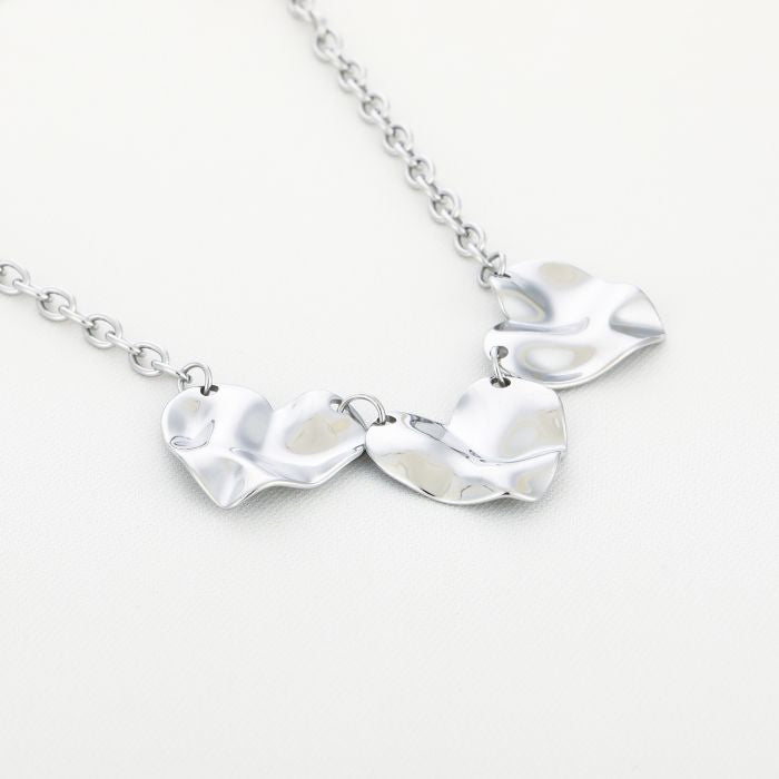 Small statement triple hearts ketting