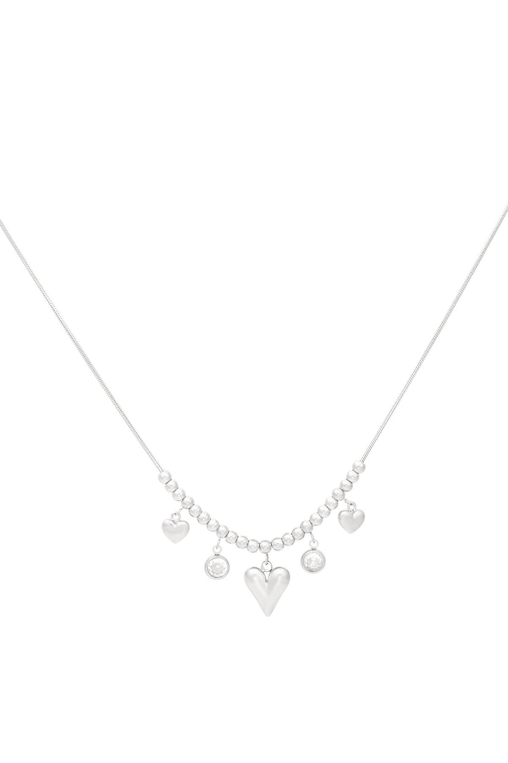 Gleaming heart ketting