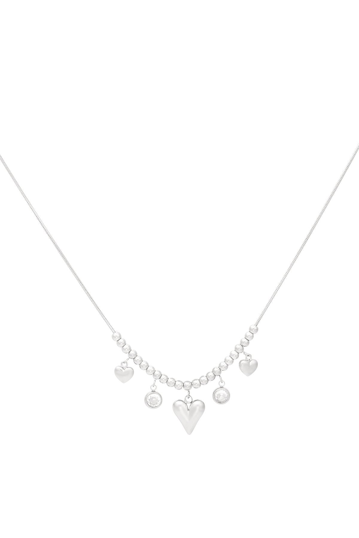Gleaming heart ketting