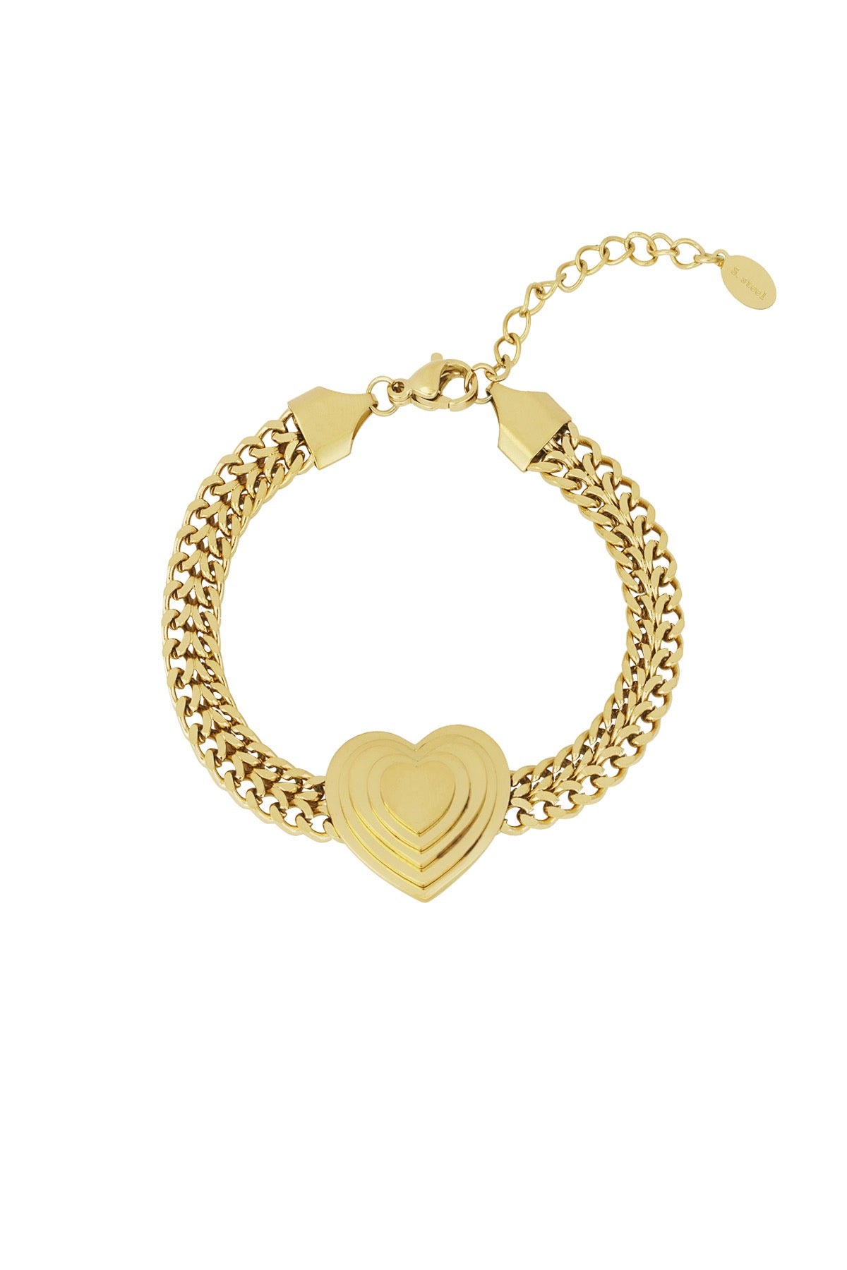 Bold hearts armband