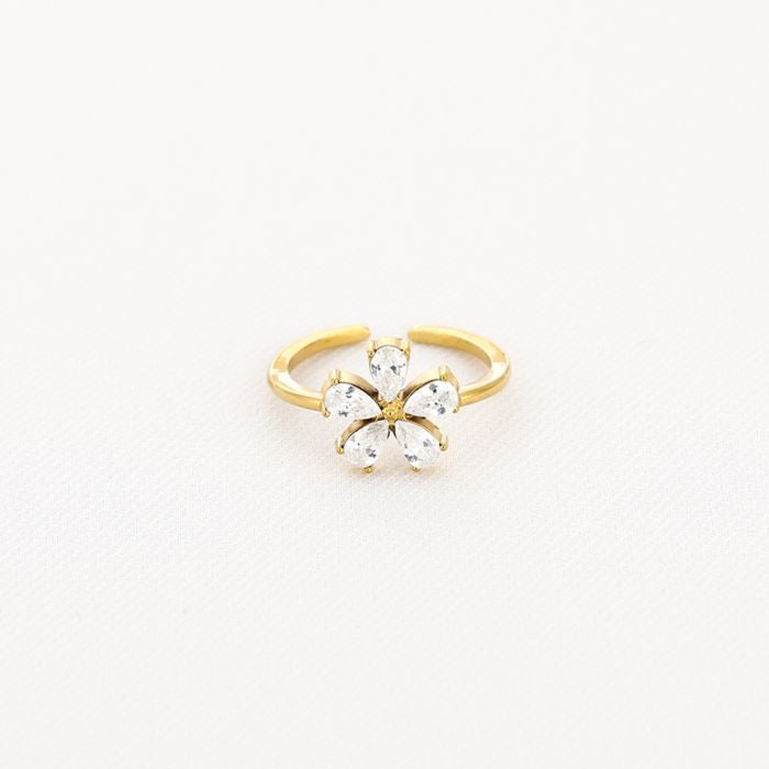Luxury flowers ring